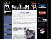 Tablet Screenshot of metro-entertainment.com